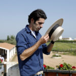 Alejandro Talavante en su finca, mayo de 2018