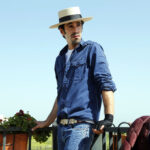 Alejandro Talavante en su finca, mayo de 2018