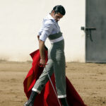 Alejandro Talavante en su finca, mayo de 2018