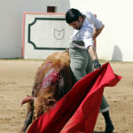 Alejandro Talavante en su finca, mayo de 2018