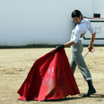 Alejandro Talavante en su finca, mayo de 2018