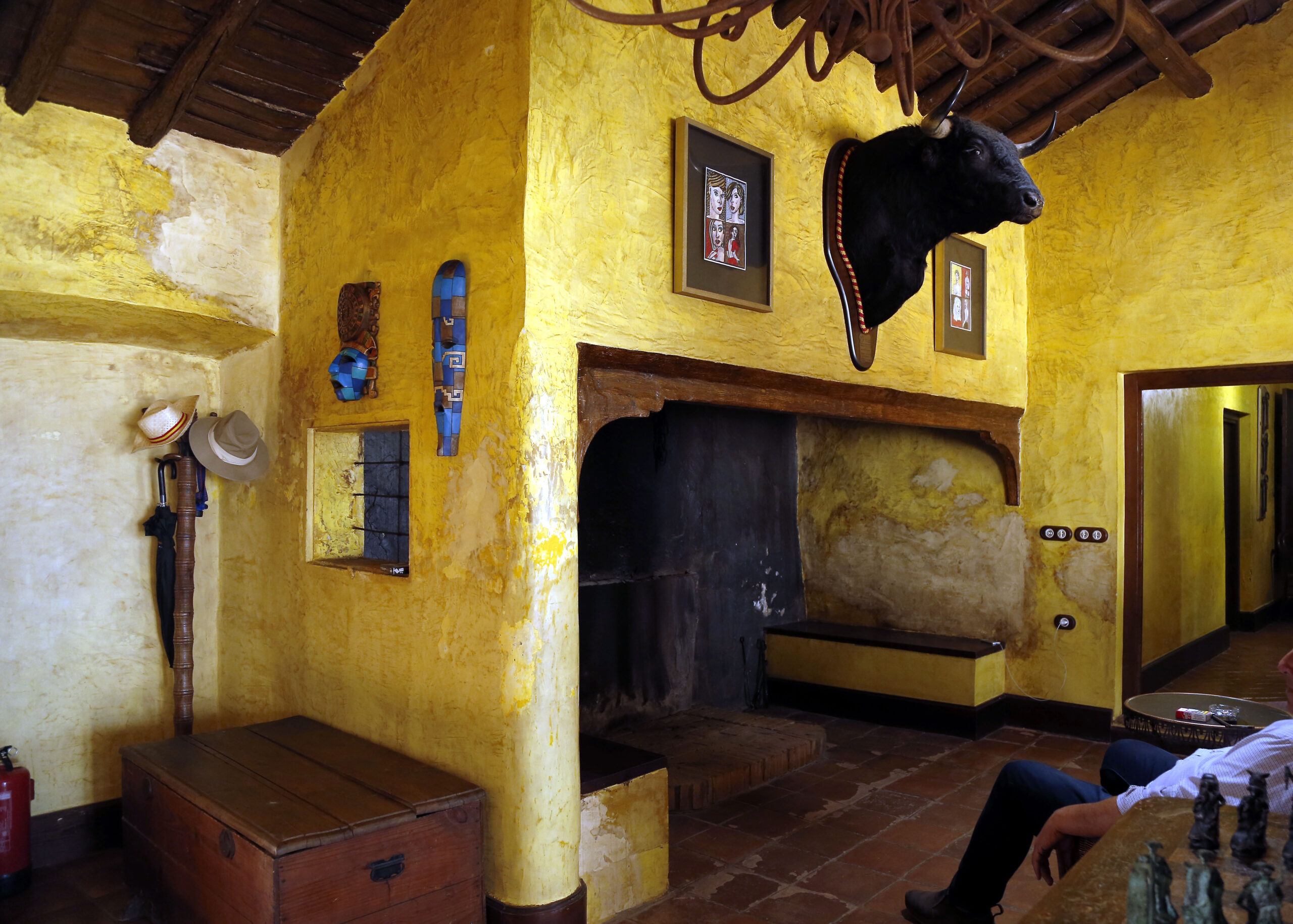 Alejandro Talavante en su finca, mayo de 2018