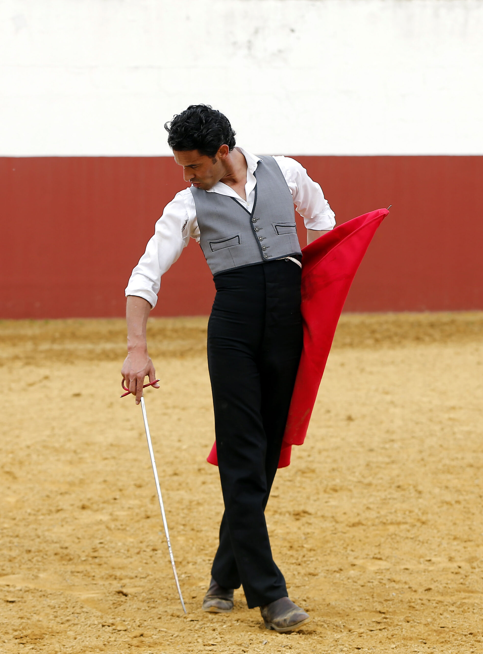 Iván Vicente, tentadero en Fuente Ymbro (Abril de 2018)