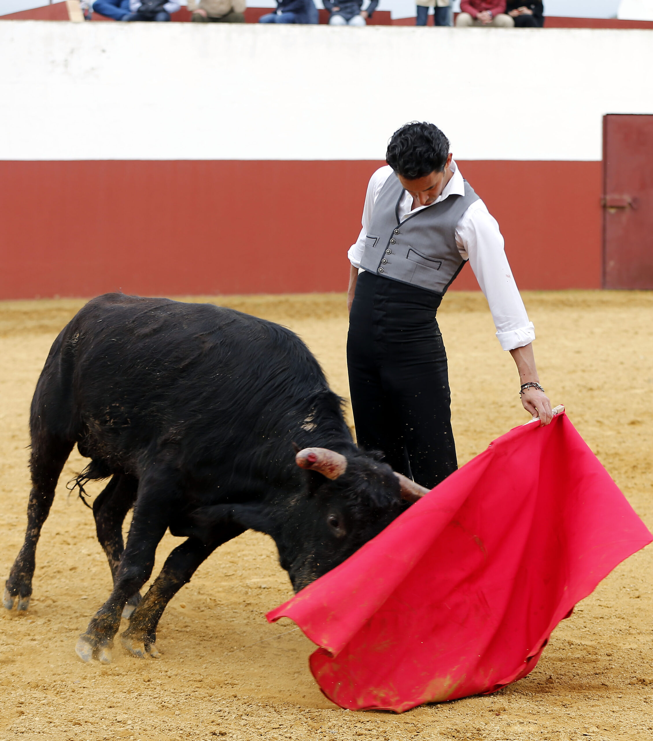Iván Vicente, tentadero en Fuente Ymbro (Abril de 2018)