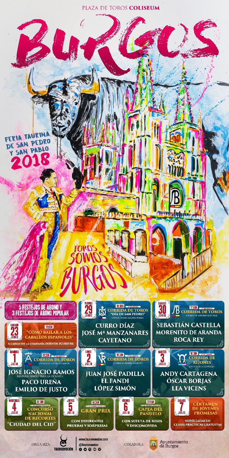 Burgos - Presentación de la Feria Taurina de San Pedro y San Pablo 2018