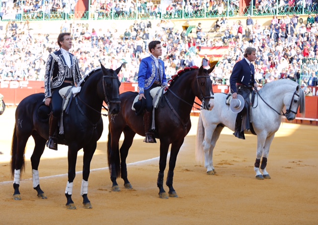 Jerez, Feria del Caballo, 10 de mayo de 2018. Toros de Fermín Bohórquez para Fermín Bohórquez, Pablo Hermoso de Mendoza y Guillermo Hermoso de Mendoza