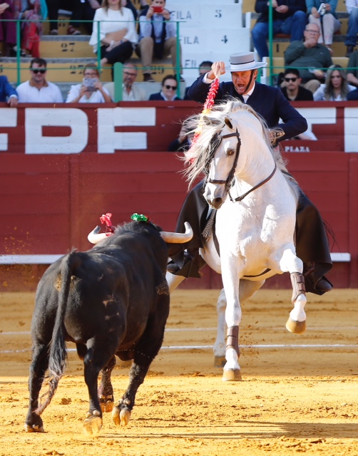 Jerez, Feria del Caballo, 10 de mayo de 2018. Toros de Fermín Bohórquez para Fermín Bohórquez, Pablo Hermoso de Mendoza y Guillermo Hermoso de Mendoza