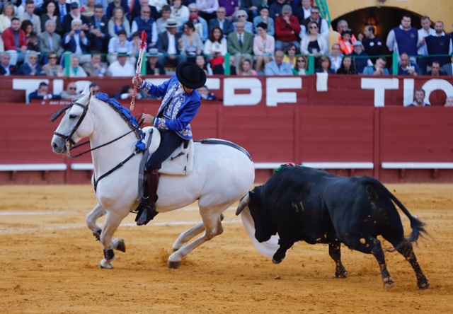 Jerez, Feria del Caballo, 10 de mayo de 2018. Toros de Fermín Bohórquez para Fermín Bohórquez, Pablo Hermoso de Mendoza y Guillermo Hermoso de Mendoza