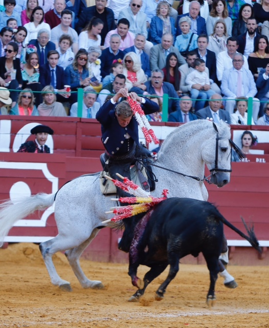 Jerez, Feria del Caballo, 10 de mayo de 2018. Toros de Fermín Bohórquez para Fermín Bohórquez, Pablo Hermoso de Mendoza y Guillermo Hermoso de Mendoza