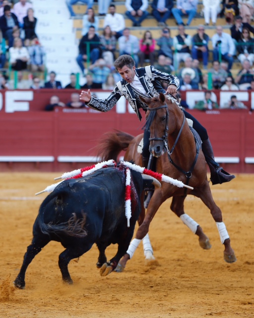 Jerez, Feria del Caballo, 10 de mayo de 2018. Toros de Fermín Bohórquez para Fermín Bohórquez, Pablo Hermoso de Mendoza y Guillermo Hermoso de Mendoza