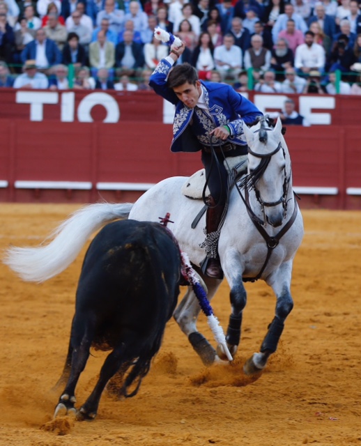 Jerez, Feria del Caballo, 10 de mayo de 2018. Toros de Fermín Bohórquez para Fermín Bohórquez, Pablo Hermoso de Mendoza y Guillermo Hermoso de Mendoza