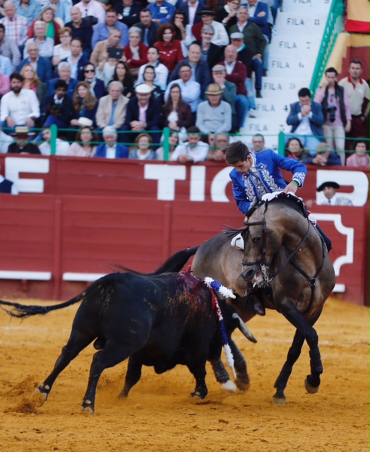 Jerez, Feria del Caballo, 10 de mayo de 2018. Toros de Fermín Bohórquez para Fermín Bohórquez, Pablo Hermoso de Mendoza y Guillermo Hermoso de Mendoza