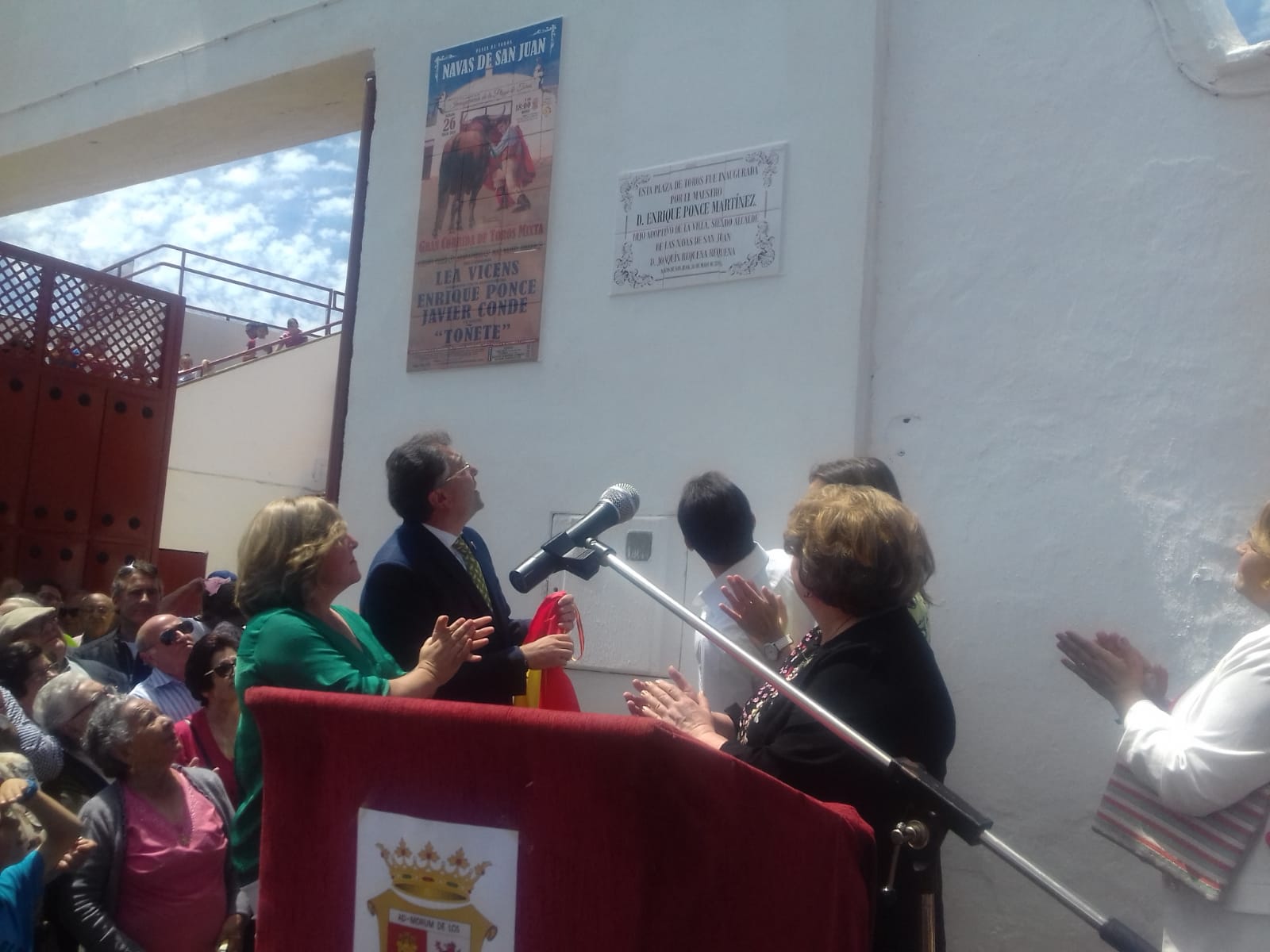 Navas de San Juan (Jaén) - Inauguración busto de Enrique Ponce - Sábado 26 de mayo de 2018