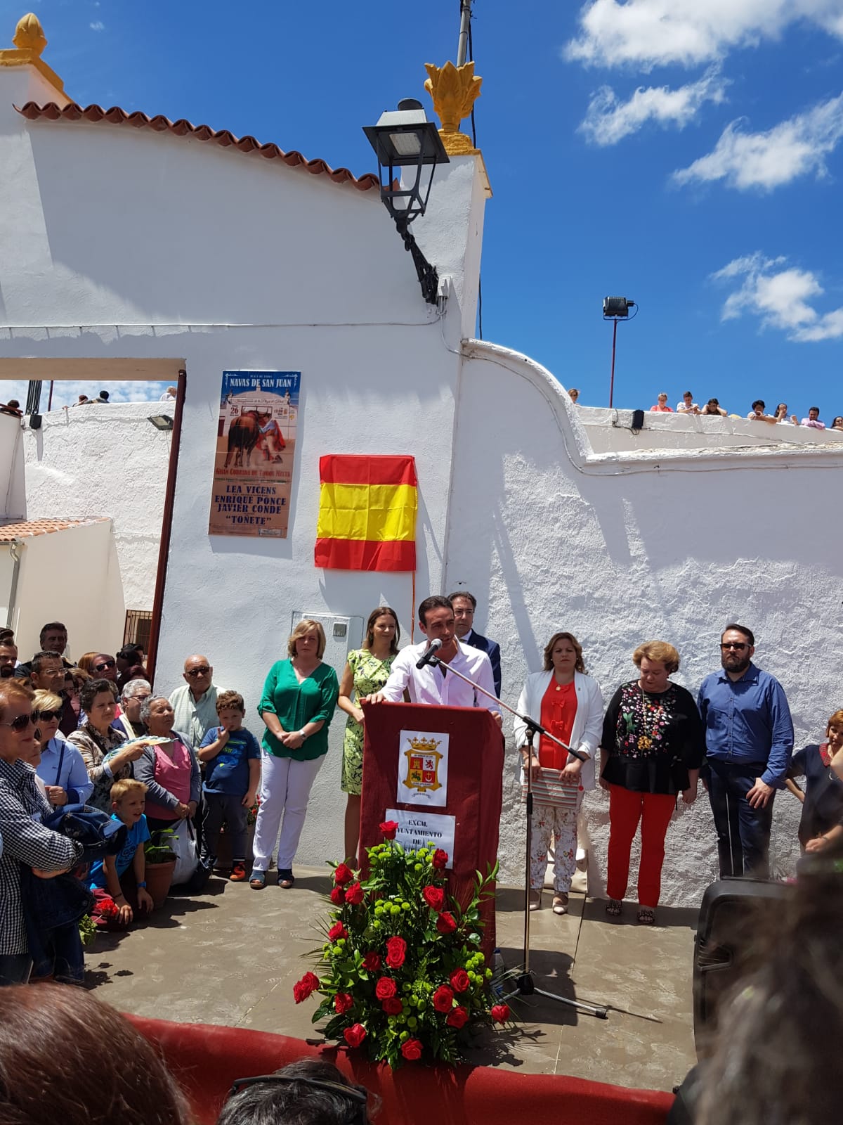 Navas de San Juan (Jaén) - Inauguración busto de Enrique Ponce - Sábado 26 de mayo de 2018