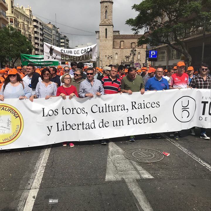 Valencia - El mundo del toro en la manifestación en defensa del mundo rural - Sábado 26 de mayo de 2018
