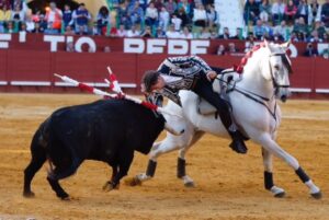 Jerez, Feria del Caballo, 10 de mayo de 2018. Toros de Fermín Bohórquez para Fermín Bohórquez, Pablo Hermoso de Mendoza y Guillermo Hermoso de Mendoza