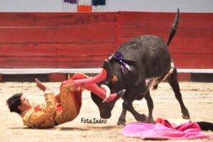 Naucalpan de Juárez (México), domingo 20 de mayo de 2018. Percances de José María Hermosillo y Juan Ramón Saldaña