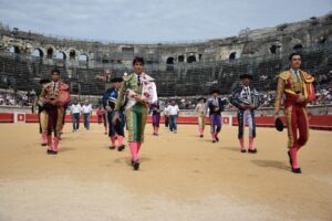 Paseíllo novillada sin picadores, Nimes, 6 de mayo de 2017