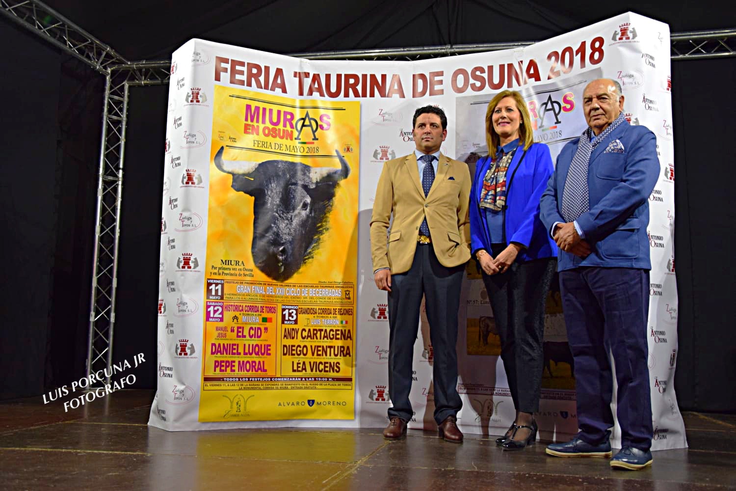 Osuna, presentación de carteles