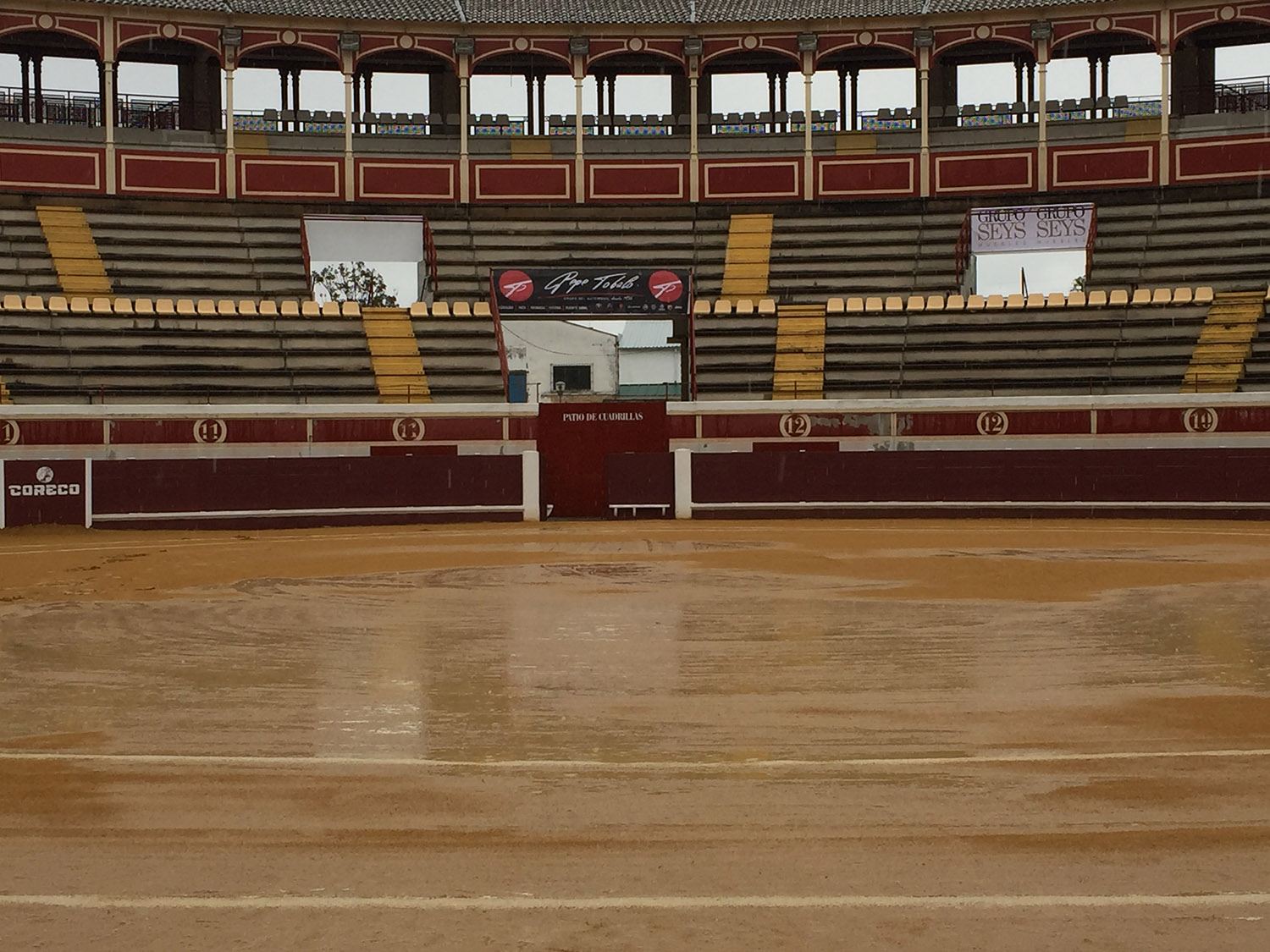 El ruedo de Lucena, impracticable