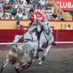 Angra do Heroísmo (Isla Terceira, Azores, Portugal), domingo 24 de junio de 2018. Primera de la Feria de Sanjoaninas. Corrida de rejones