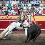 Angra do Heroísmo (Isla Terceira, Azores, Portugal), domingo 24 de junio de 2018. Primera de la Feria de Sanjoaninas. Corrida de rejones
