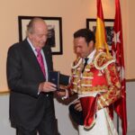 Ferrera, Perera y Ginés Marín, con el Rey Don Juan Carlos. Madrid, corrida de Beneficencia. 6 de junio de 2018