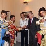 Ferrera, Perera y Ginés Marín, con el Rey Don Juan Carlos. Madrid, corrida de Beneficencia. 6 de junio de 2018
