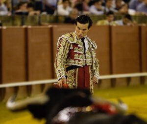Curro Durán, en la Maestranza de Sevilla. Foto: Arjona