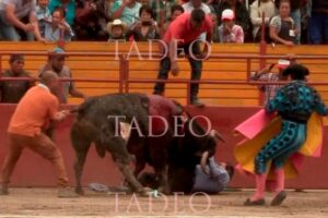 San Juan Solís (México), 24 de junio de 2018. Susto de Luis Gallardo
