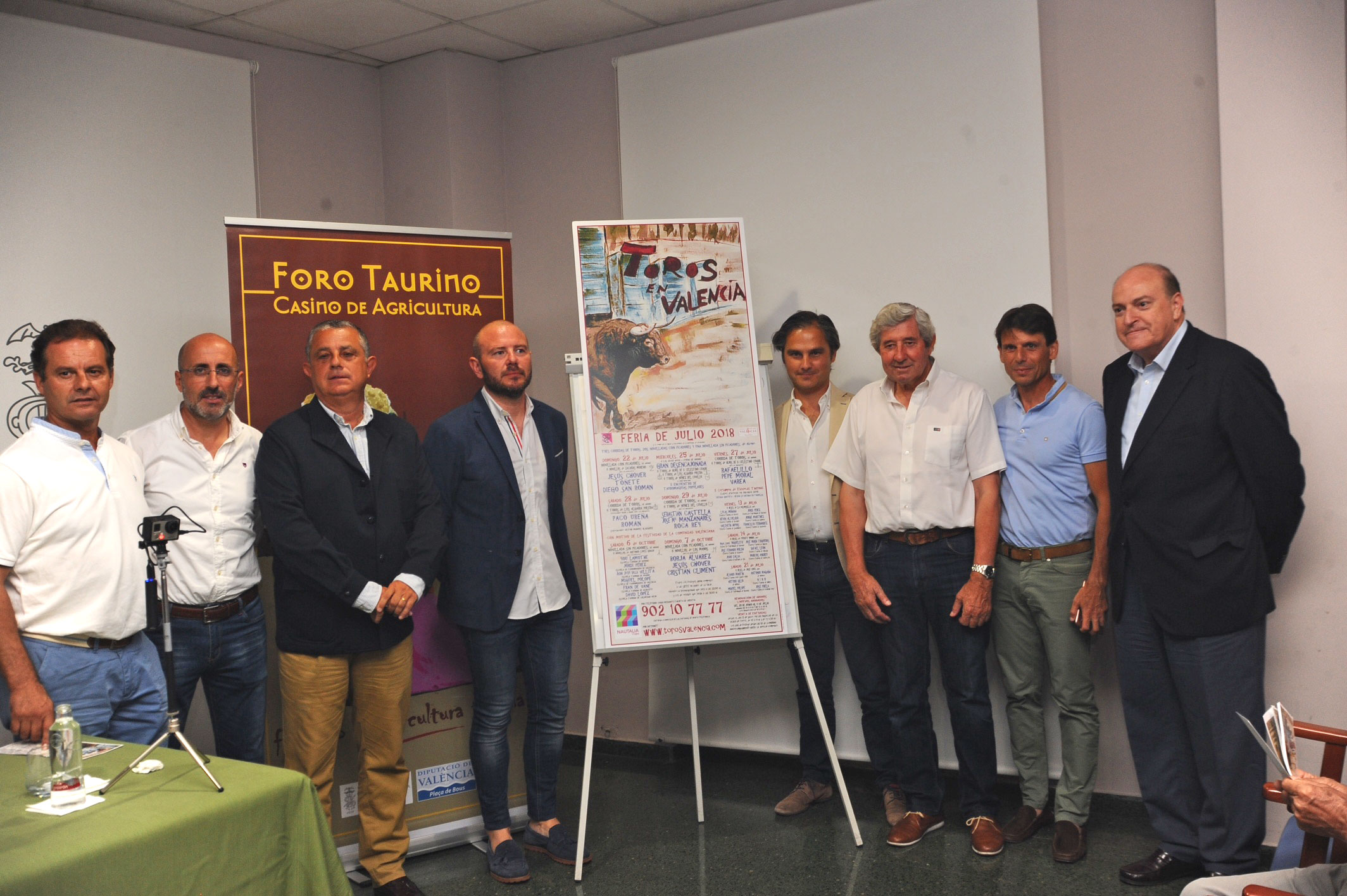 Presentación de los carteles de la Feria de Julio 2018.