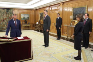 José Guirao, ministro de Cultura y Deporte, tomando posesión del cargo.