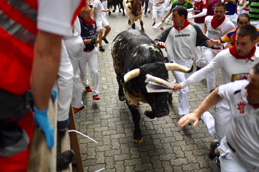 Encierro, Pamplona 7 de julio de 2018
