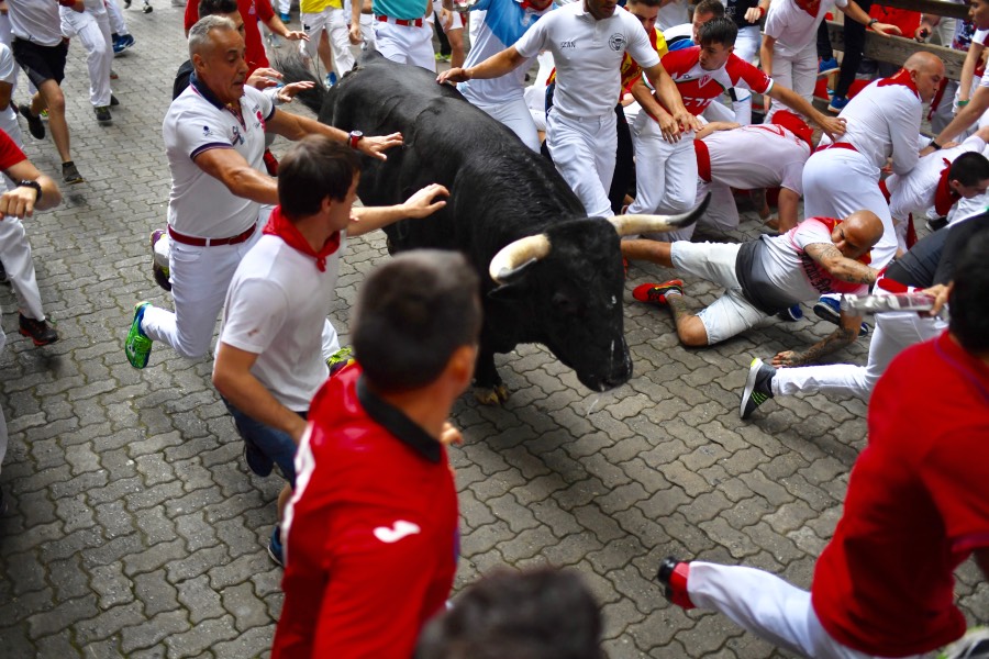 Encierro, Pamplona 7 de julio de 2018