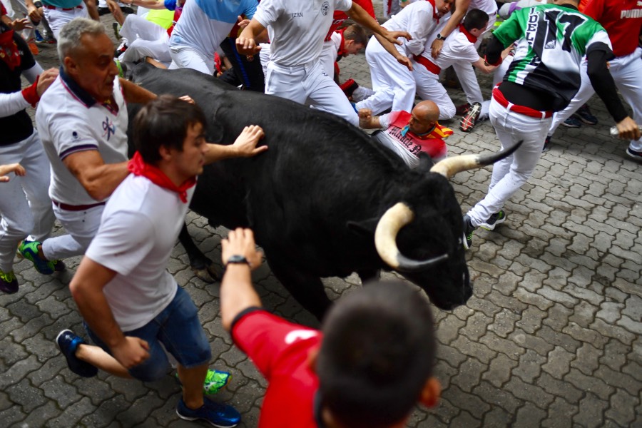 Encierro, Pamplona 7 de julio de 2018