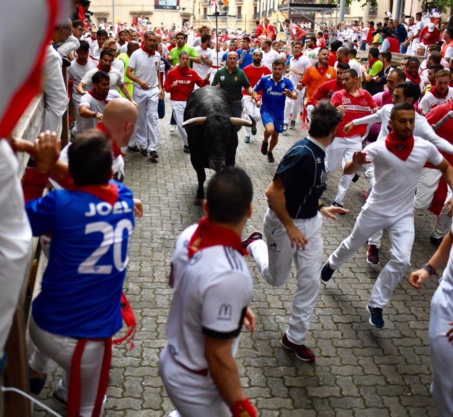 Encierro, Pamplona 7 de julio de 2018