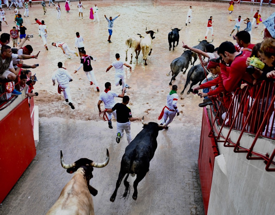 Segundo encierro Pamplona, 8 de julio de 2018