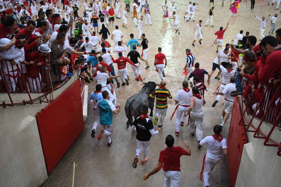Segundo encierro Pamplona, 8 de julio de 2018