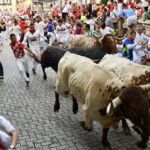 Pamplona, 10 de julio de 2018. Encierro toros Fuente Ymbro