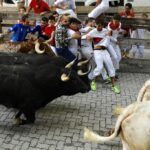 Pamplona, 10 de julio de 2018. Encierro toros Fuente Ymbro