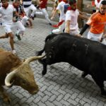 Pamplona, 10 de julio de 2018. Encierro toros Fuente Ymbro