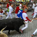 Pamplona, 10 de julio de 2018. Encierro toros Fuente Ymbro