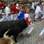 Pamplona, 10 de julio de 2018. Encierro toros Fuente Ymbro