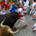 Pamplona, 10 de julio de 2018. Encierro toros Fuente Ymbro
