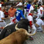 Pamplona, 10 de julio de 2018. Encierro toros Fuente Ymbro