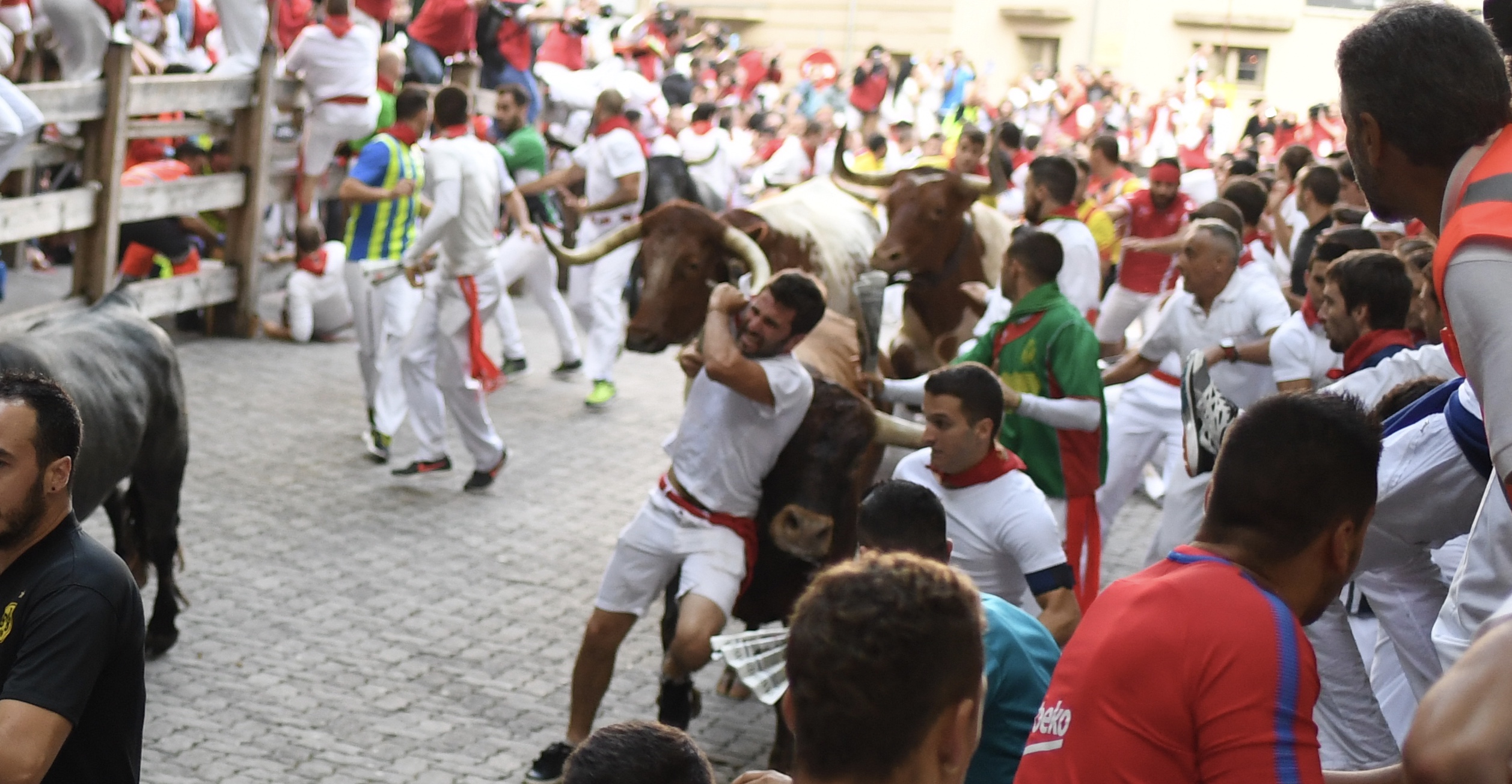 Encierro Miura. Pamplona, 14 de julio de 2018