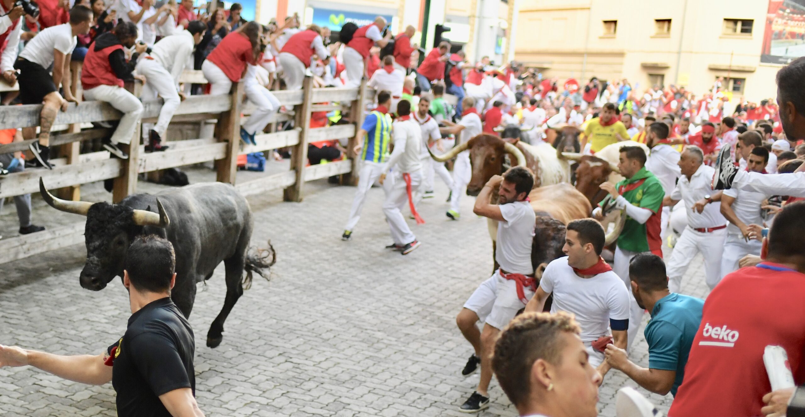 Encierro Miura. Pamplona, 14 de julio de 2018