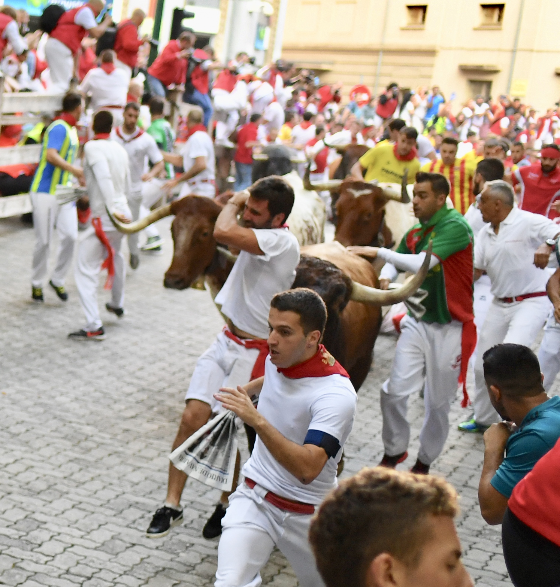 Encierro Miura. Pamplona, 14 de julio de 2018