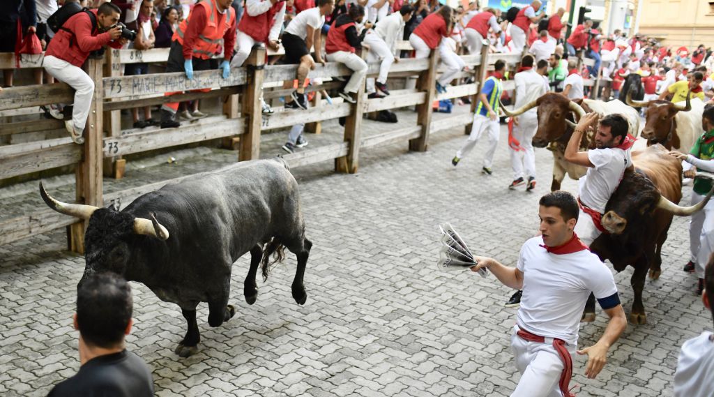 Encierro Miura. Pamplona, 14 de julio de 2018