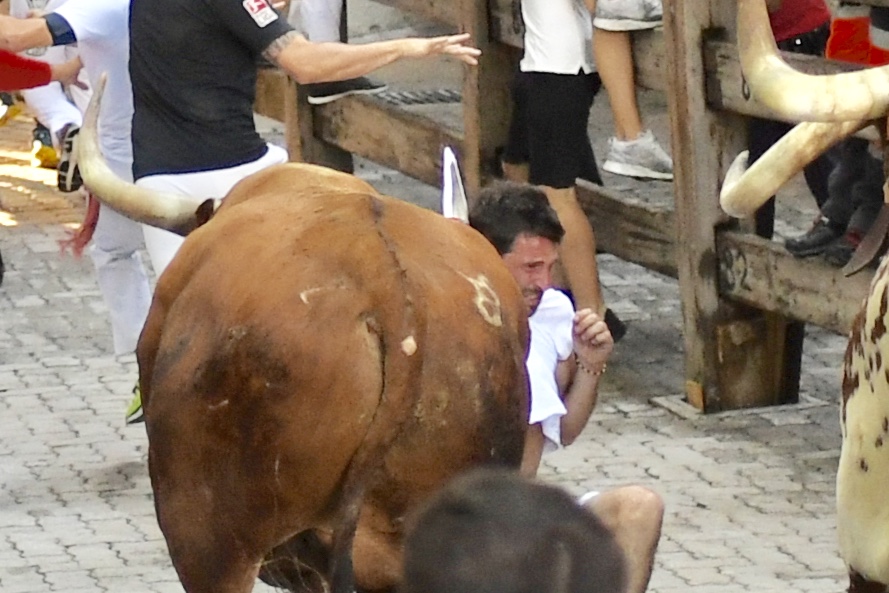 Encierro Miura. Pamplona, 14 de julio de 2018
